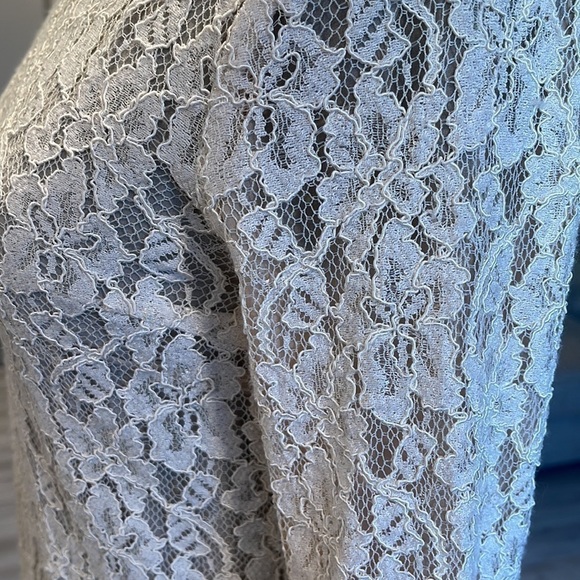 Wilfred White Long Sleeve Lace Mini Dress Size XSmall - Picture 7 of 8